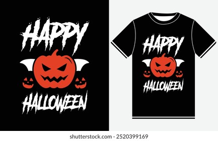 Happy Halloween party night t shirt design for ,Happy Halloween t shirt ,Halloween day ,trendy Halloween t shirt design.