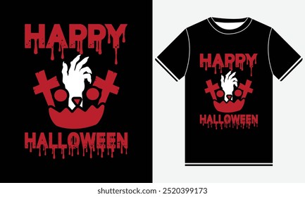 Happy Halloween party night t shirt design for ,Happy Halloween t shirt ,Halloween day ,trendy Halloween t shirt design.