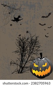 happy Halloween party poster