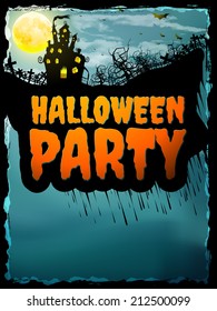 Happy Halloween party Poster. EPS 10 vector file included