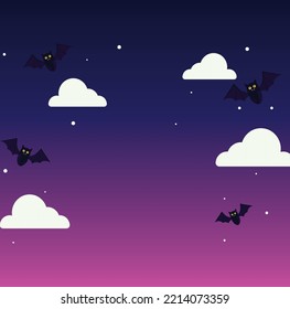 Afiches felices de la fiesta de Halloween, ilustración vectorial. Fondo del folleto