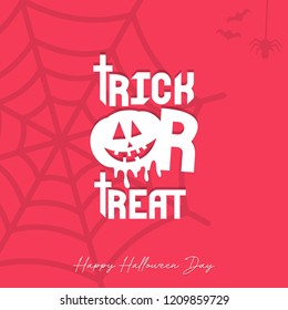 Happy Halloween party typography design vector 