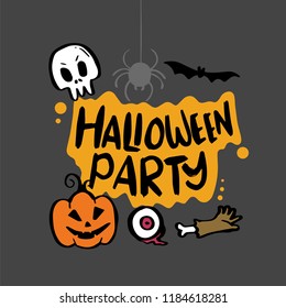 Happy Halloween Party Vector Illustration