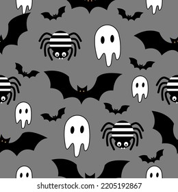 Happy Halloween. Pattern pumpkin Halloween concept. Halloween background design.