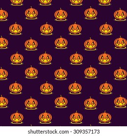 Happy Halloween pattern, Vector Illustration