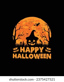 HAPPY HALLOWEEN Pet t shirt design