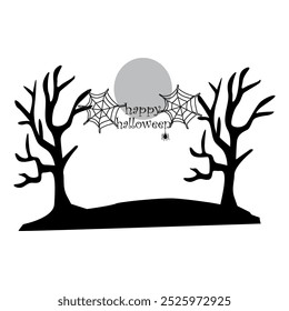 Happy Halloween Pic On White Backgrond.