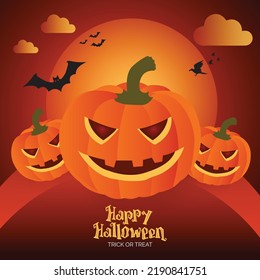 Happy Halloween Post Banner Design
