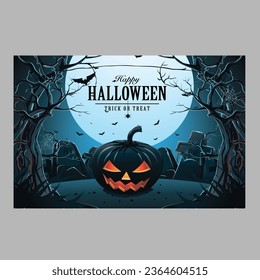 Happy Halloween post card