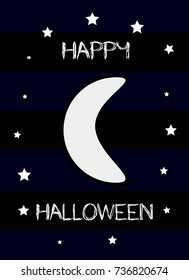 happy halloween, postcard, vector