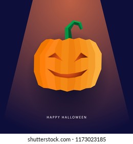 happy halloween poster design, light effect