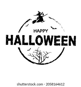 happy Halloween poster, flyer, banner creative design. vector illustration design