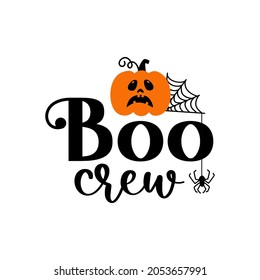 Happy Halloween poster, greeting card, party invitation. Vector illustration.