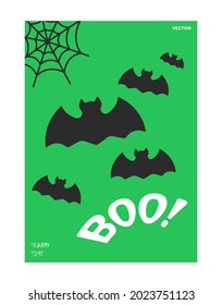 Happy Halloween poster. Perfect illustration for poster, banner, cover, background. Halloween poster vector concept illustration.