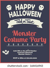 Happy Halloween Poster Template 