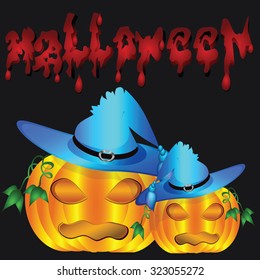 Happy Halloween Poster. Vector
