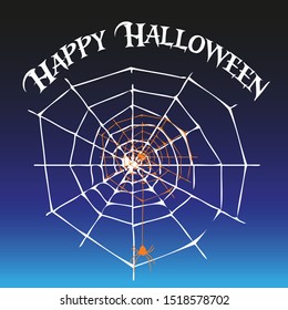 Happy Halloween Poster. Vector illustration.