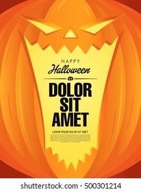 Happy halloween poster. Vector illustration