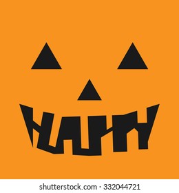 Happy Halloween pumpkin