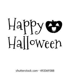 Happy halloween pumpkin