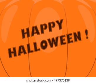 Happy Halloween. pumpkin.