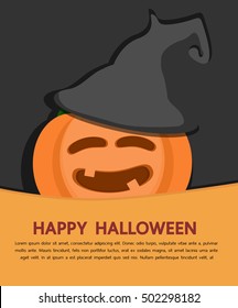 Happy Halloween pumpkin.