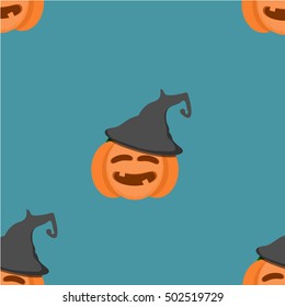 Happy Halloween pumpkin background.