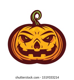 Happy halloween pumpkin mascot vector