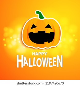Happy Halloween Pumpkin postcard Backgrounds