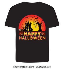 Happy Halloween pumpkin and scarly