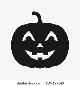 Happy halloween pumpkin vector icon