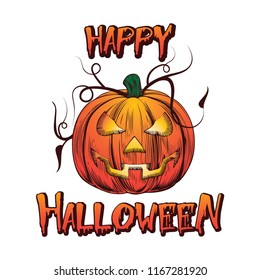 Happy Halloween pumpkins