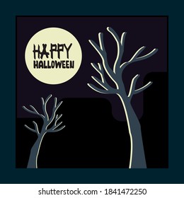 Happy Halloween, Halloween related background, spooky and creepy, yet joyful backgrounds, trick or treat, happiness EPS Vector