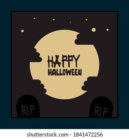 Happy Halloween, Halloween related background, spooky and creepy, yet joyful backgrounds, trick or treat, happiness EPS Vector