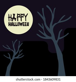 Happy Halloween, Halloween related background, spooky and creepy, yet joyful backgrounds, trick or treat, happiness EPS Vector