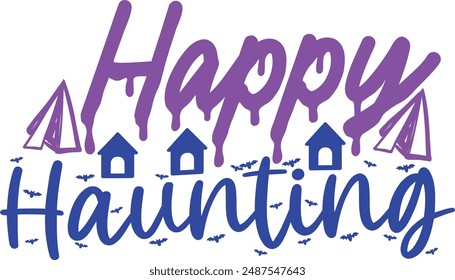 Happy Halloween Retro Vector Design