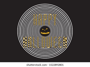 Happy Halloween scary background vector