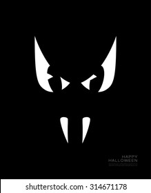 Happy Halloween. Scary mask