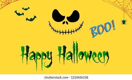 Happy Halloween scary vector 