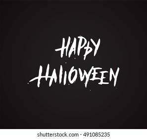 Happy halloween script. Happy Halloween Calligraphy. Vector illustration