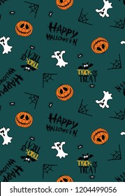 Happy Halloween Seamless All Over Prints