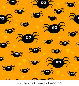 Happy halloween seamless pattern background. Abstract halloween pattern for design card, party invitation, poster, album, menu, t shirt, bag print etc.