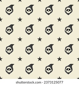 Happy halloween seamless pattern. horror; ghost; funny. Endless texture can be used for wallpaper, pattern fills, web page,background, surface. vector illustration