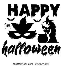 Happy Halloween Shirt Print Template, Witch Bat Cat Scary House Dark Green Riper Boo Squad Grave Pumpkin Skeleton Spooky Trick Or Treat