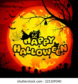 Happy Halloween sign for Halloween