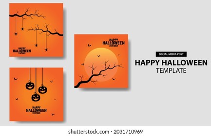 Happy Halloween Simple Template Bundle