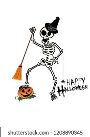 Happy Halloween Skeleton