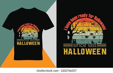 Happy Halloween sort quote t-shirt design template vector