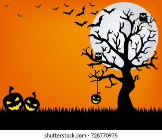 Happy Halloween. Space for text