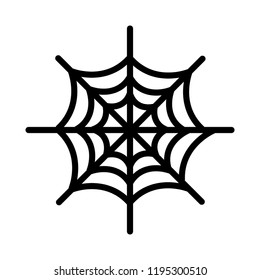 happy halloween spiderweb icon